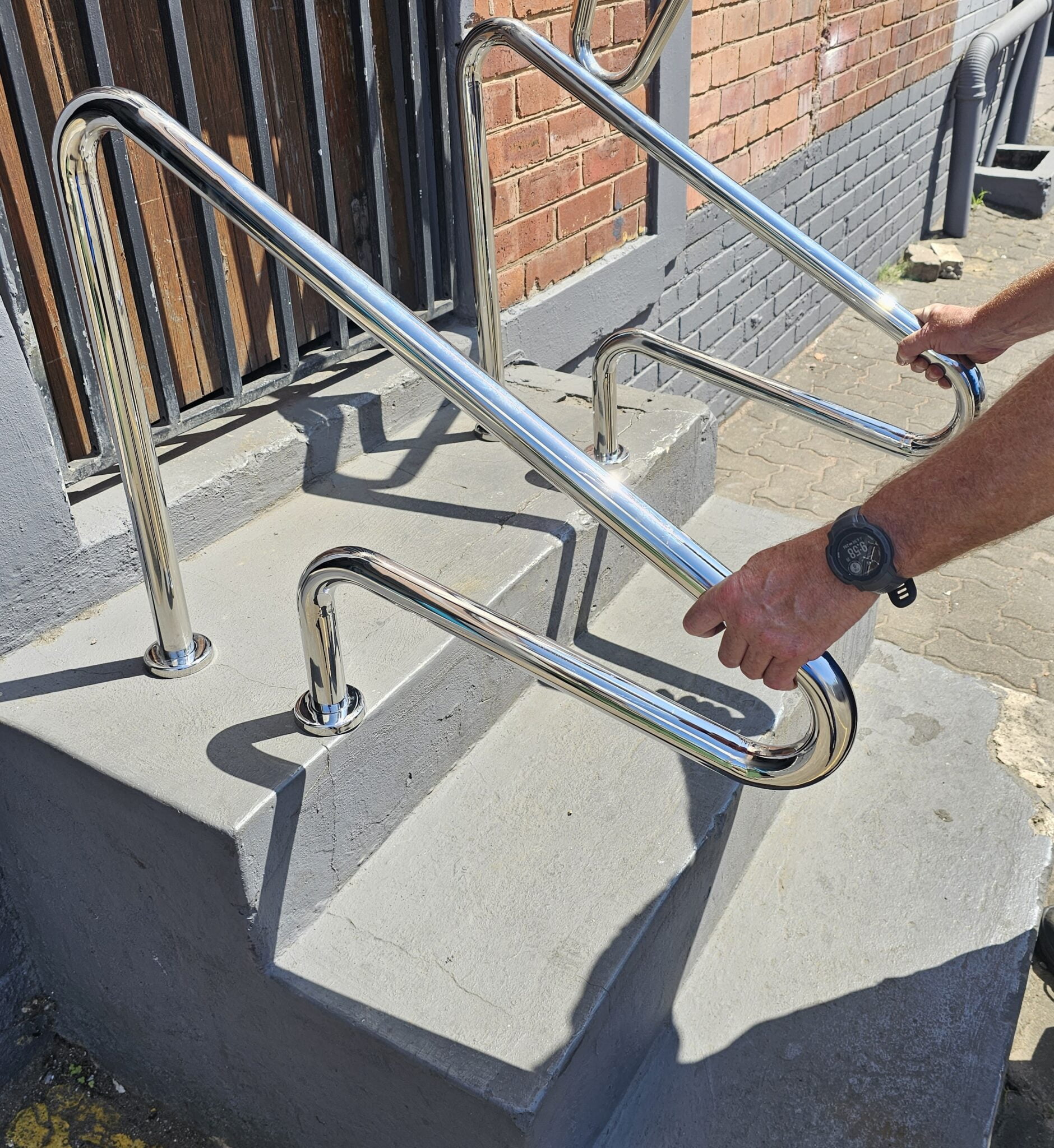 Mall Hand Rails 2 Small Handrails - Inox Steelworx